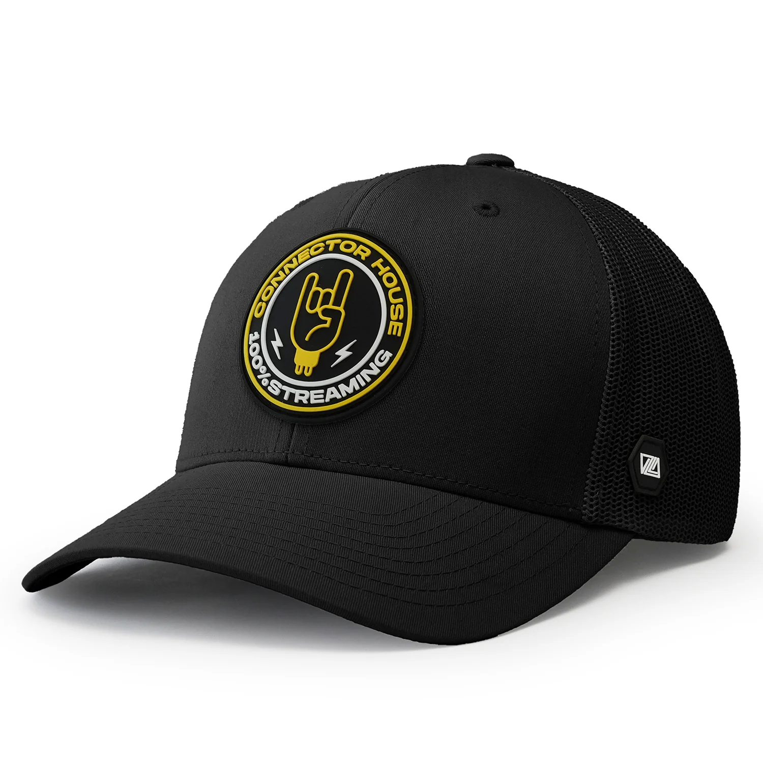 Connector House Trucker Hat Black - Image 2