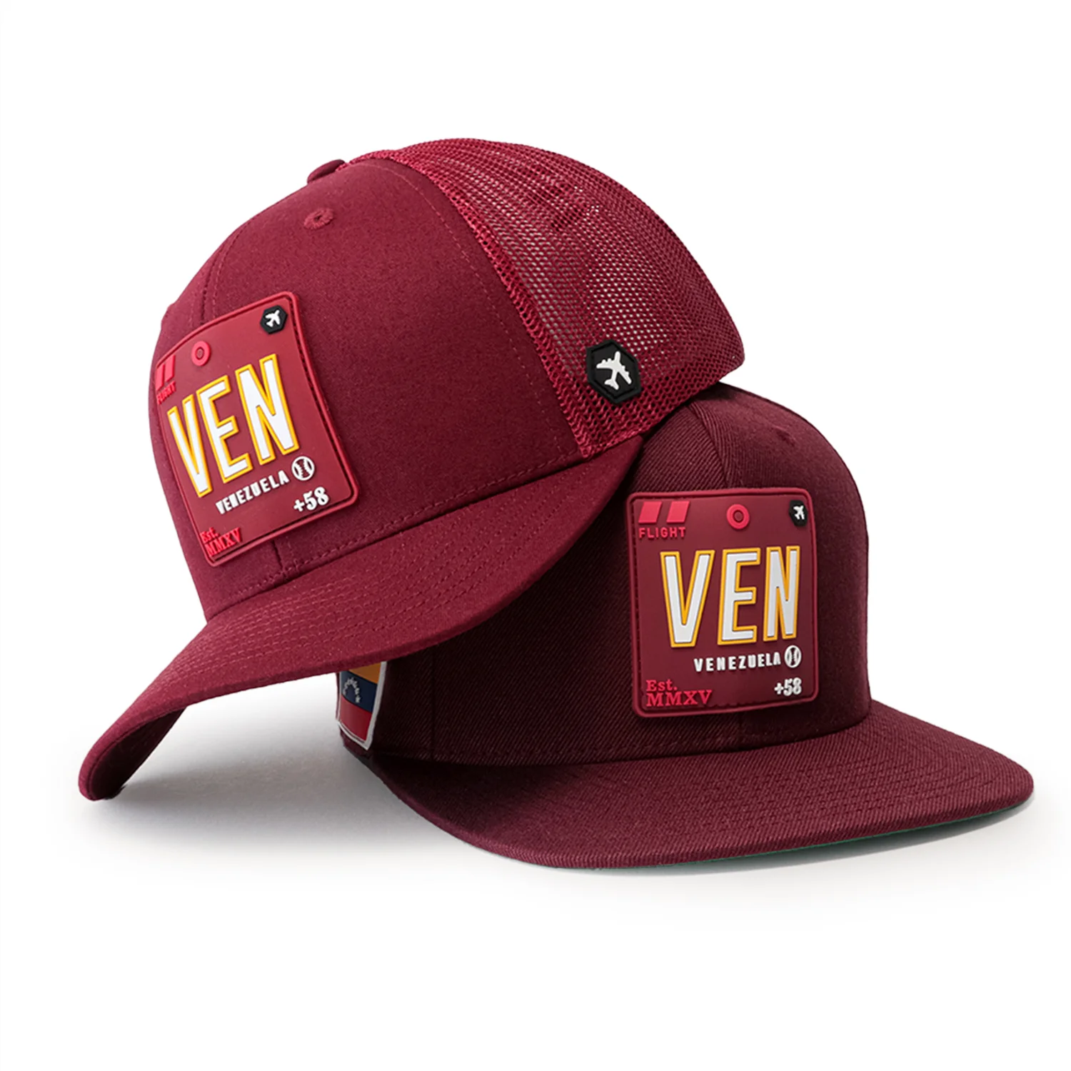 VEN - Venezuela Flat Snapback Strike - Image 3