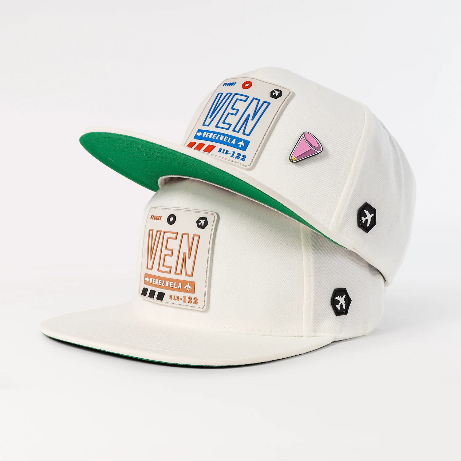 VEN - Venezuela Flat Snapback White/Snow - Image 2