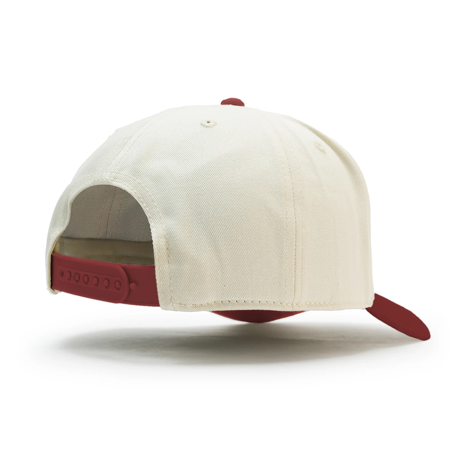 VZLA 3D Frame Cap - Natural/Maroon - Image 2