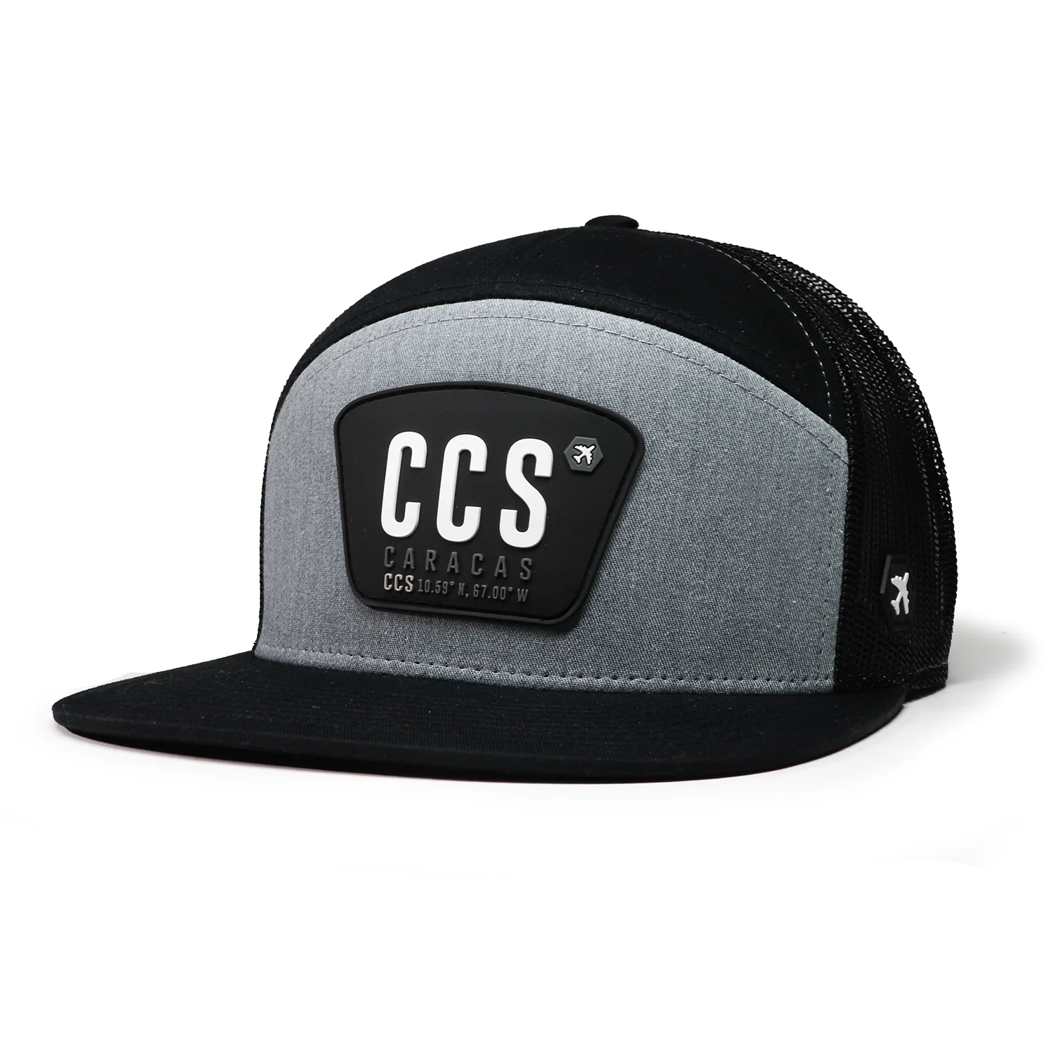 VZLA 7 Panel CCS - Heather Black - Image 2