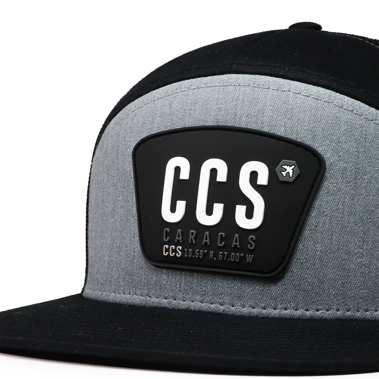 VZLA 7 Panel CCS - Heather Black - Image 3