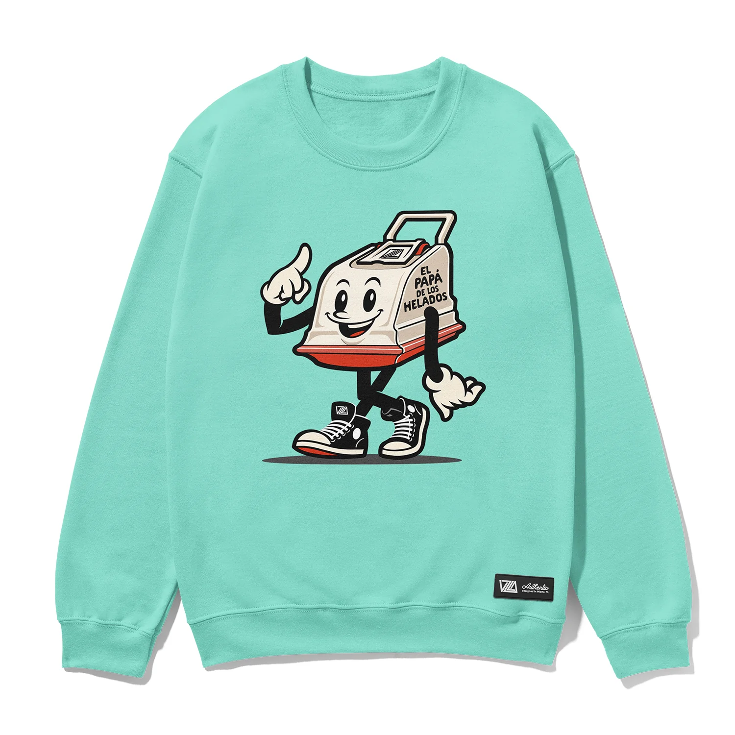 VZLA Crewneck El Papá de los Helados - Image 3