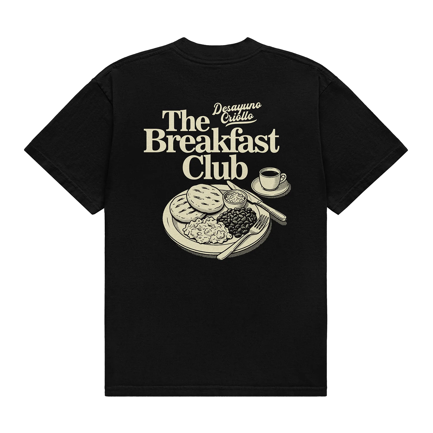 VZLA Homenajes - Desayuno Criollo T-Shirt - Image 7