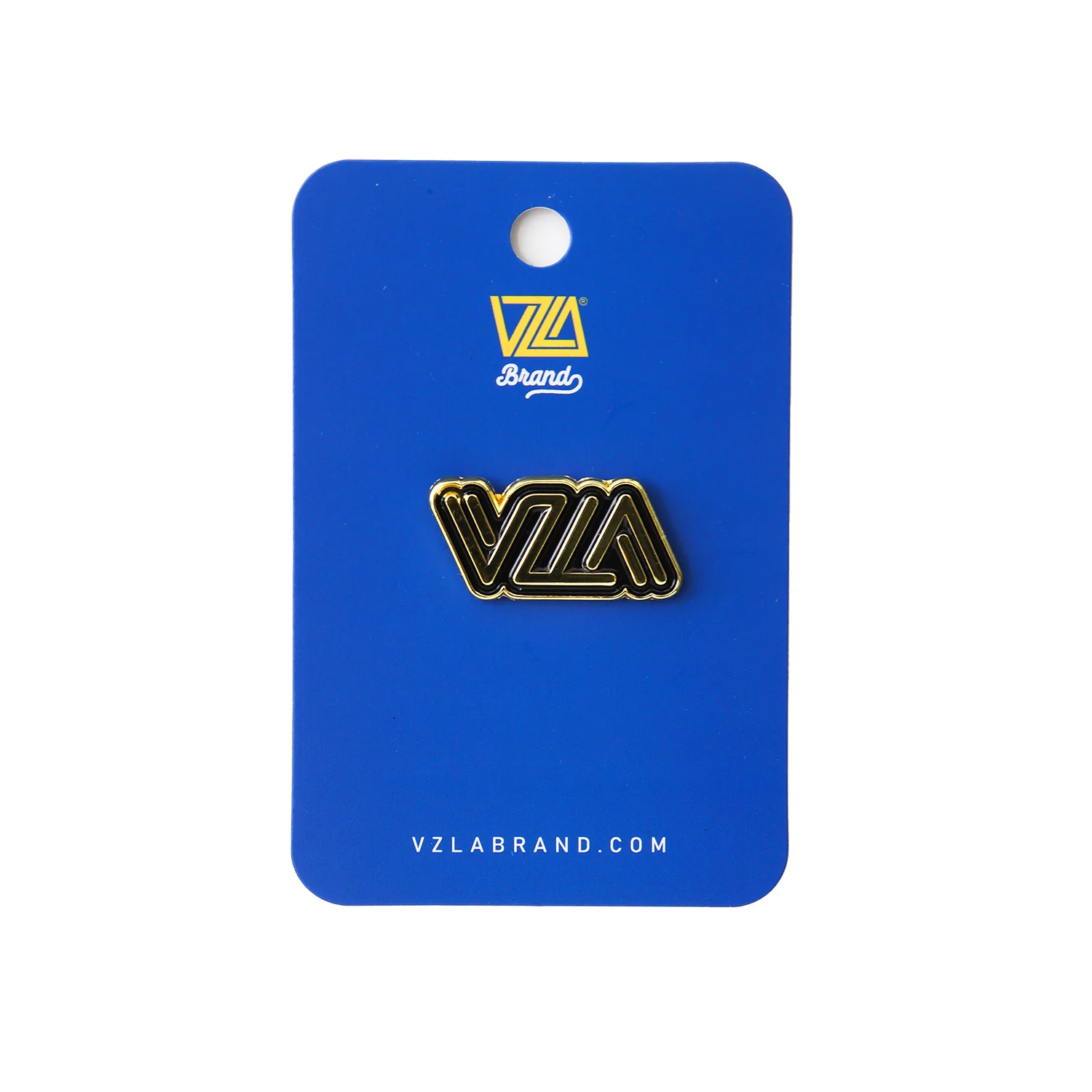 VZLA Golden Logo Pin - Image 3