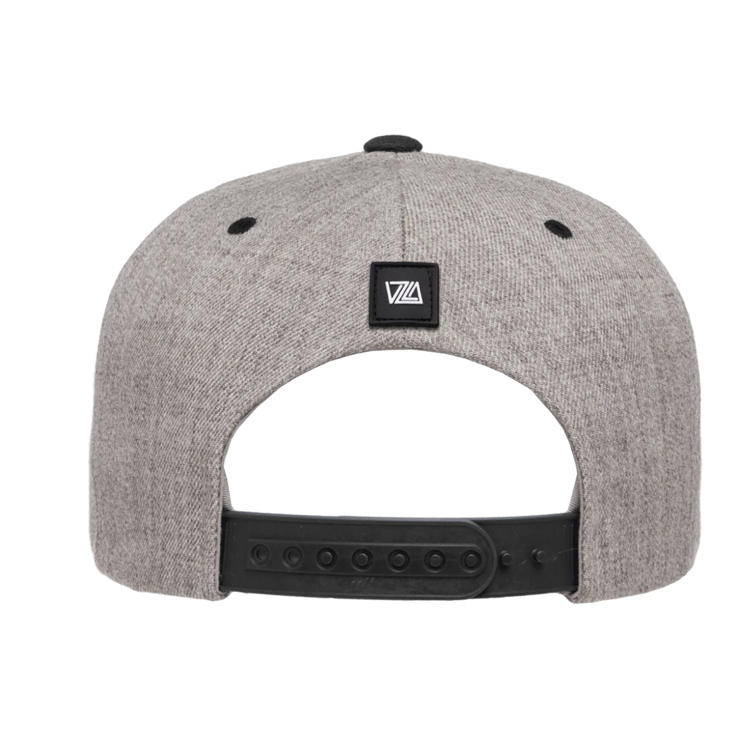 VZLA Heather Black Flat Snapback - JGH - Image 3