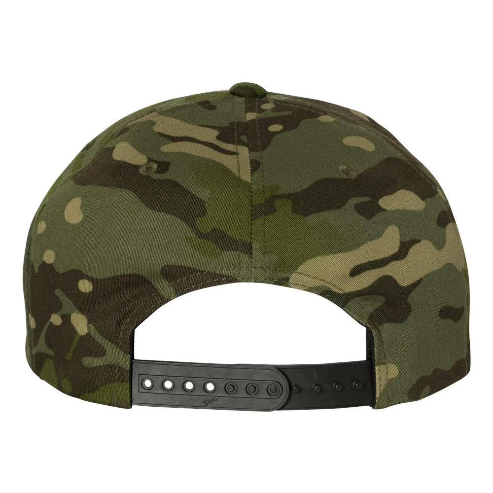VZLA Tropic Camo Flat Bill Snapback Hat - Image 2