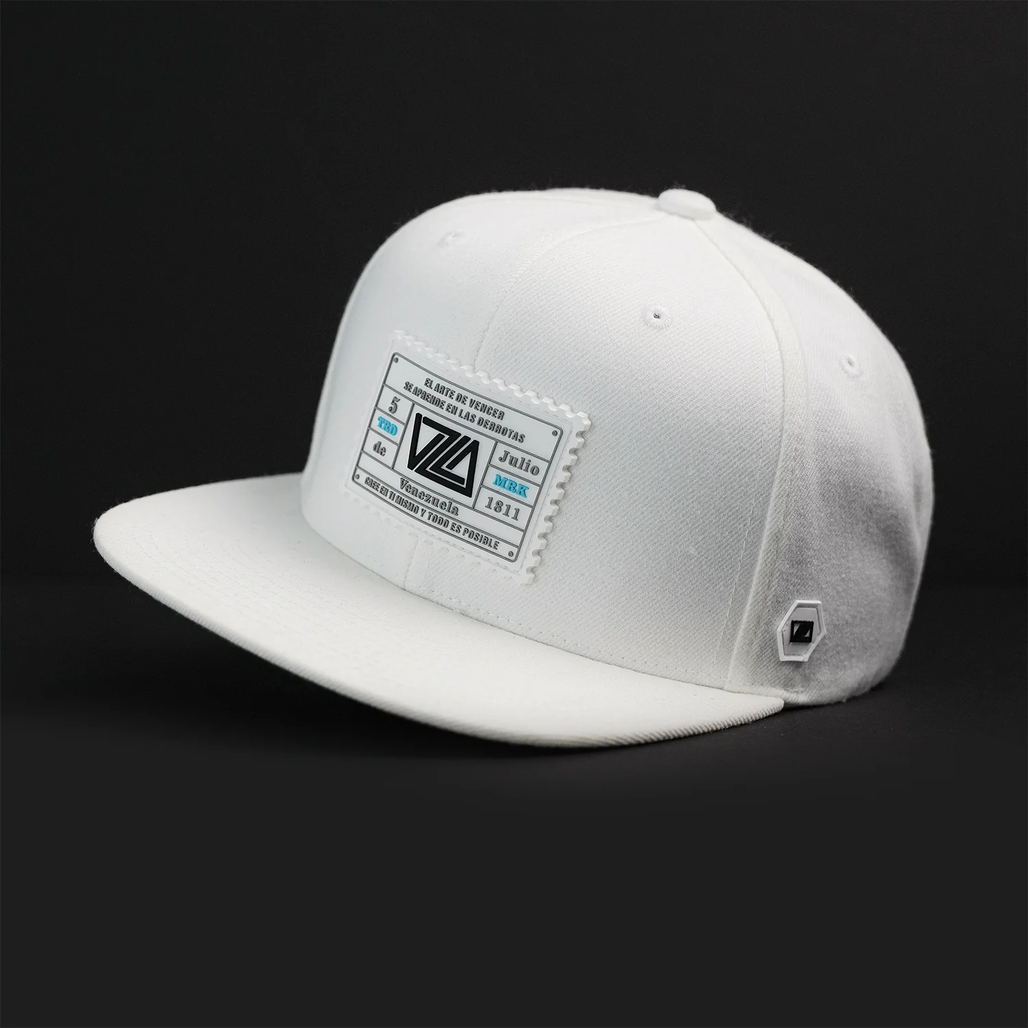 VZLA White Snapback Hat - 5 de Julio - Image 4