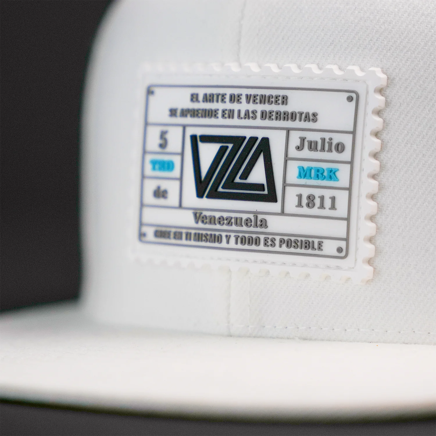 VZLA White Snapback Hat - 5 de Julio - Image 5